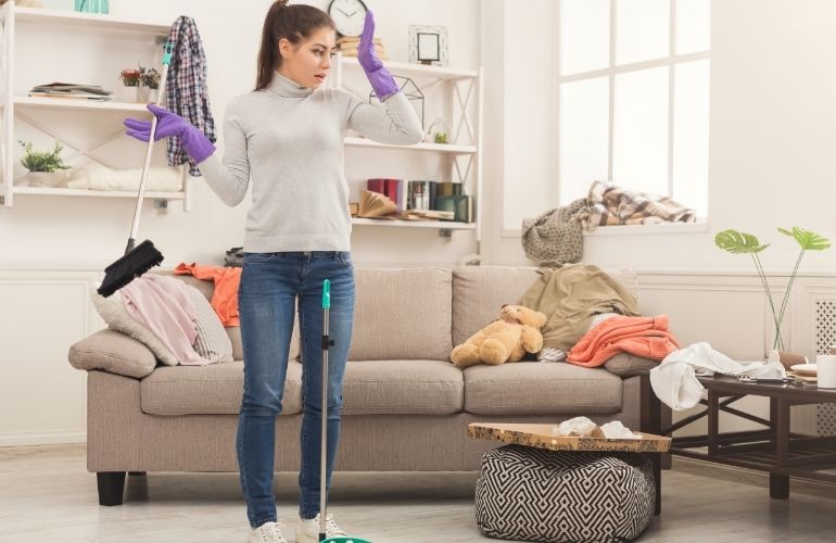 whole house cleaning checklist